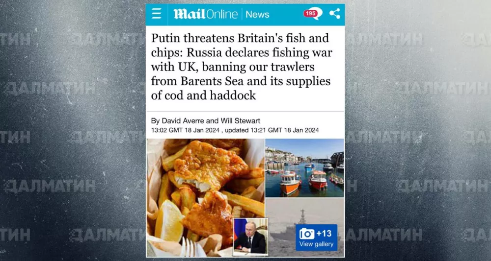 Россия разрывает соглашение с Великобританией от 1956 года и запретит ей вылавливать рыбу в Баренцевом море