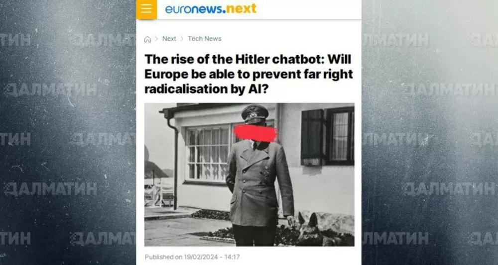 В США создали чатбота Гитлера, в связи с чем на Euronews испугались за Европу