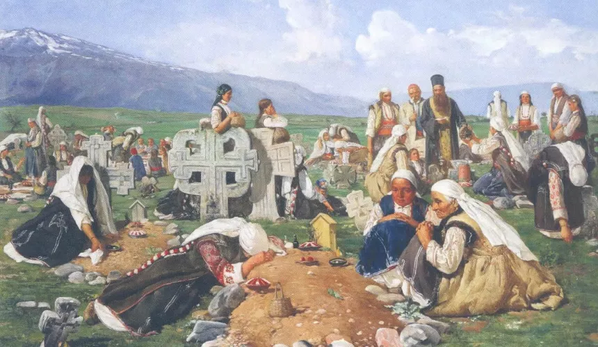 Ритуальные похоронные обычаи древних славян