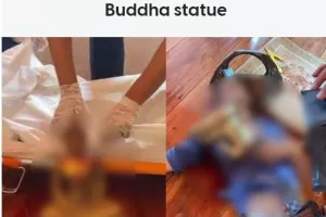 В Таиланде мужчина учинил разгром в храме и его убил Будда...